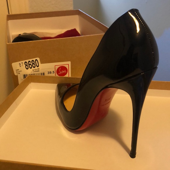 Christian Louboutin Paris Black Heels - Picture 2 of 3